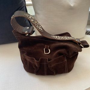 Tylie Malibu brown suede purse